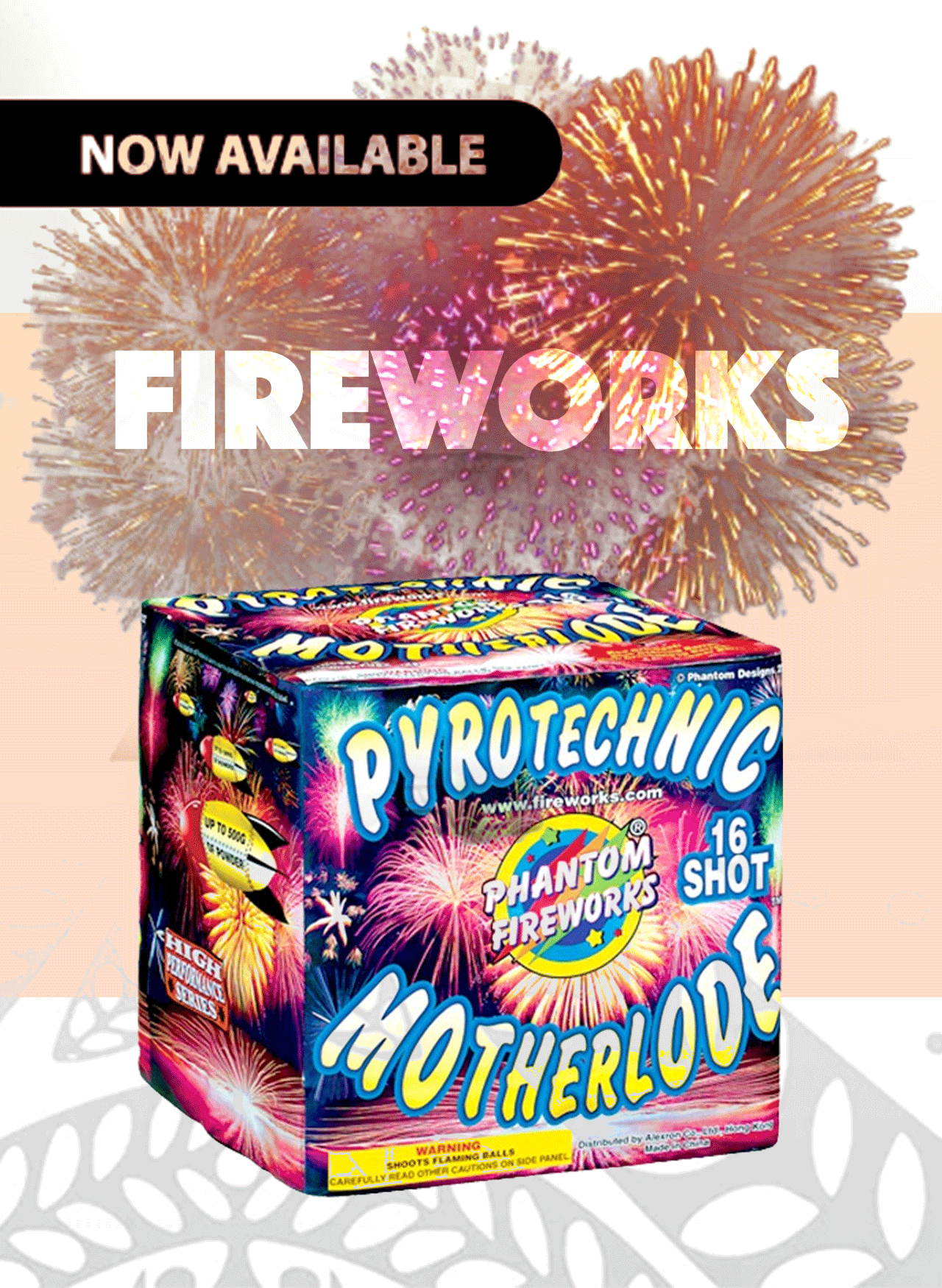 Fireworks now available at Gail's