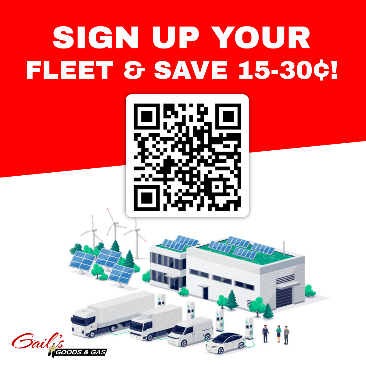 Gas fleet signup at Gail's