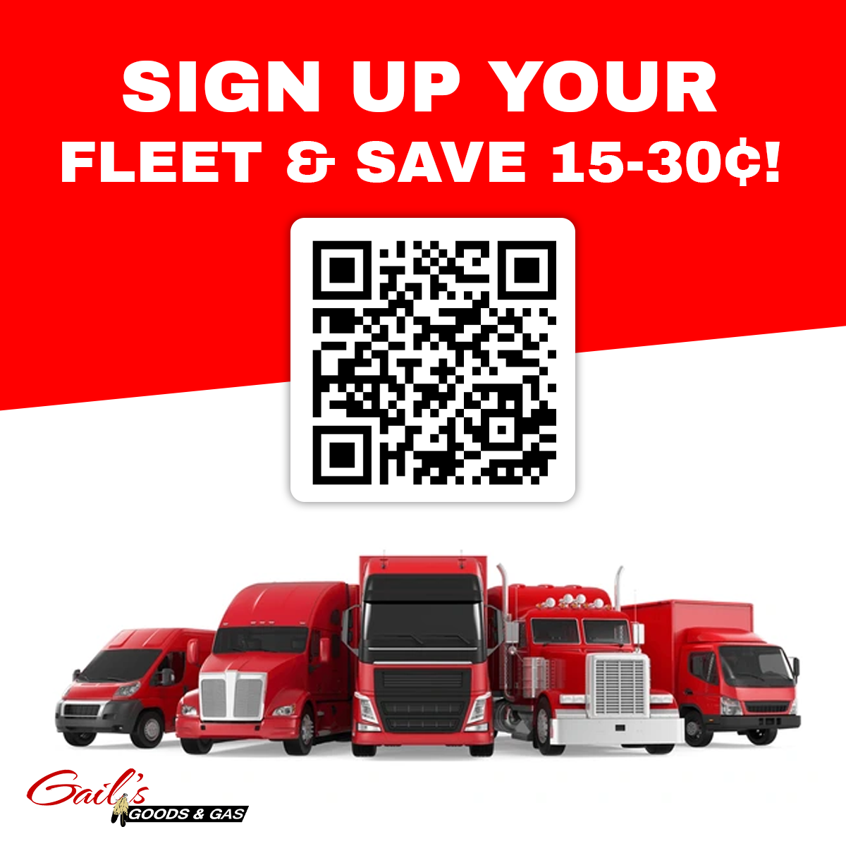 Diesel fleet signup at Gail's